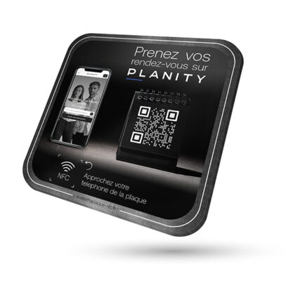 Plaque RDV Planity