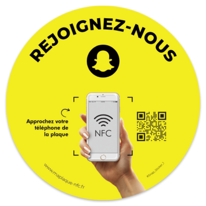 Stickers NFC Snapchat