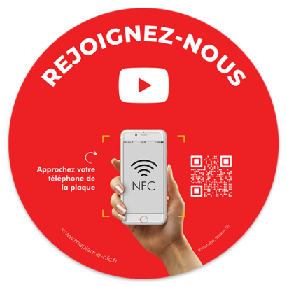 Stickers NFC YouTube