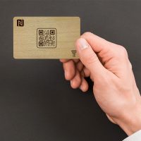 Carte de visite NFC – Bois