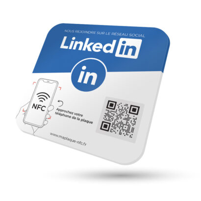 Plaque NFC Linkedin