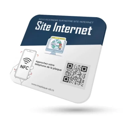 Plaque site internet